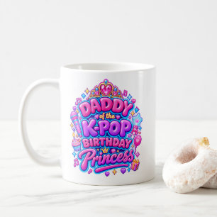 K-Pop-Vater "Vater der K-Pop-Geburtstagsprinzessin Kaffeetasse