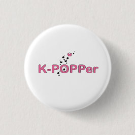 K-Popper Rosa Button