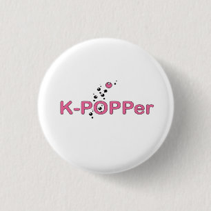 K-Popper Rosa Button