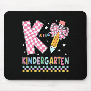 K steht für Kindergarten Ck Zur Schule Bleistift B Mousepad