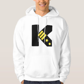 K steht für Kool – Stilisierte Buchstaben-Kunst Hoodie