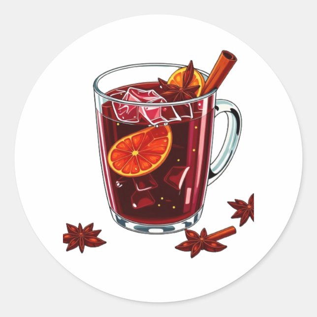 K-Style Bullet Journaling Series13 - Food Sticks Runder Aufkleber (Vorderseite)