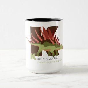 K wie Kentrosaurus-Tasse Tasse