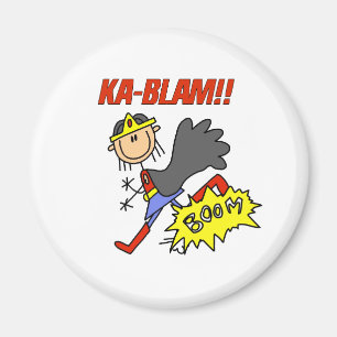 Ka Blam Mädchen Held Magnet