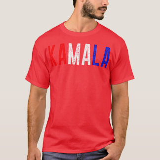 KA MA LA Kamala Red White Blue Hemd 2 T-Shirt