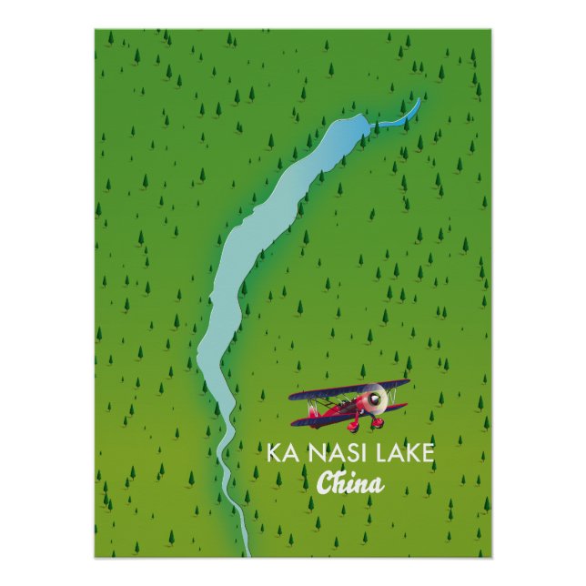 Ka Nasi China Karte Poster (Vorderseite)