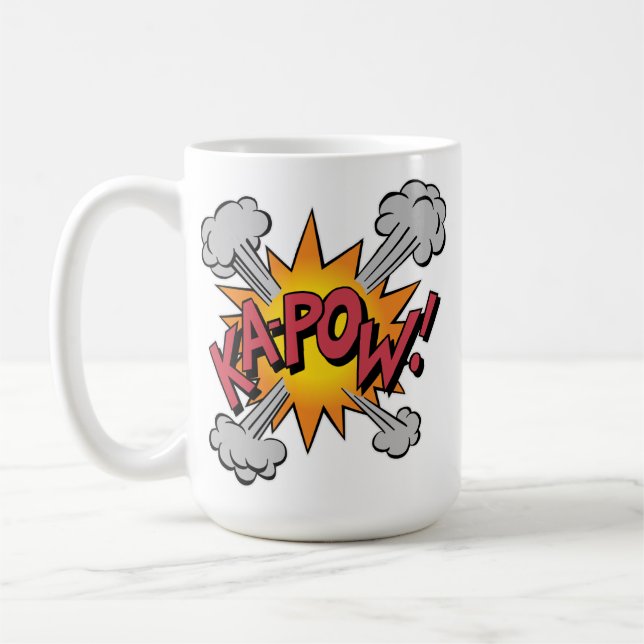 KA-POW! Comic Book Graphic Tasse (Links)