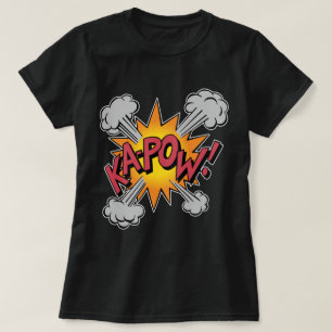 KA-POW! Comic-Buch-Grafik T-Shirt