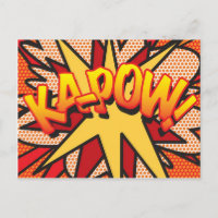 KA-POW Lustige Retro-Comic-Book-Pop-Art