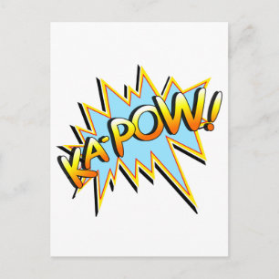 Ka-Pow Postkarte