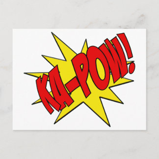 Ka-Pow Postkarte