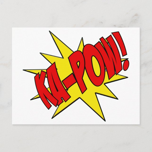 Ka-Pow Postkarte (Vorderseite)