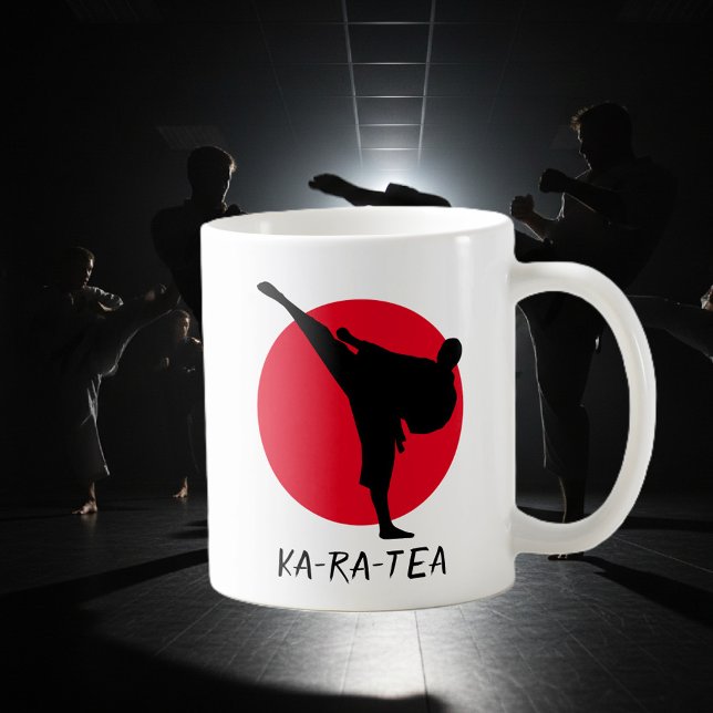 KA-RA-TEA lustiges Karatekaffee-Tassengeschenk Kaffeetasse (karate mug)
