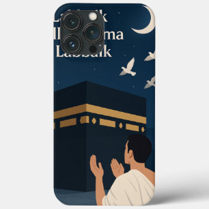 "Kaaba Night Mobile Case - Pilgris im Gebet unter