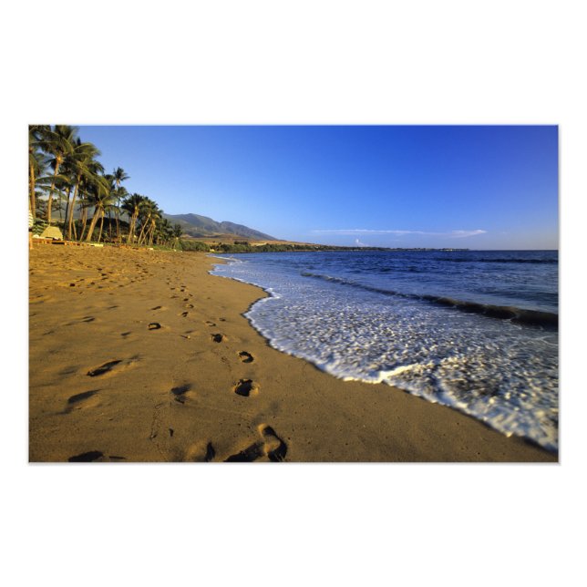 Kaanapali beach, Maui, Hawaii, USA Fotodruck (Vorne)