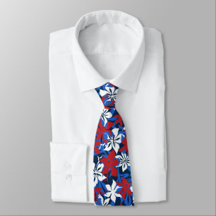Kaanapali Camo Hawaiian Hibiscus Krawatte