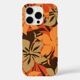 Kaanapali Camouflage Hawaiian Hibiskus Orange iPhone 16 Pro Hülle