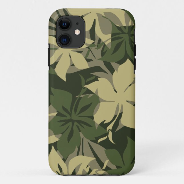 Kaanapali Camouflage hawaiisches iPhone 5 Hüllen (Rückseite)