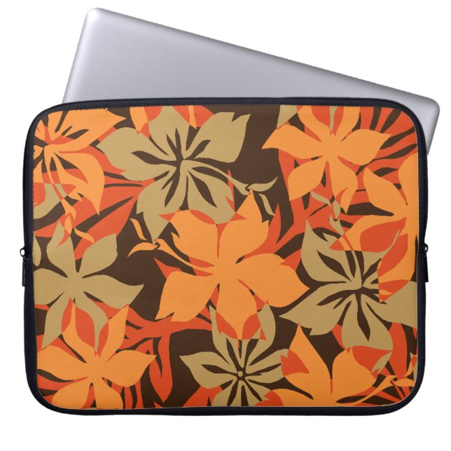Kaanapali Collage Hawaiian Neoprene Wetsuit Laptopschutzhülle (Vorderseite)