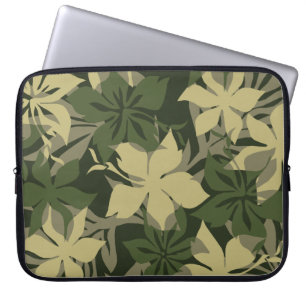 Kaanapali Collage Hawaiian Neoprene Wetsuit Laptopschutzhülle