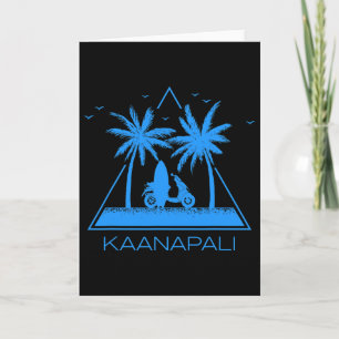 Kaanapali Hemd Kaanapali Strand Maui Hawaii Urlaub Karte