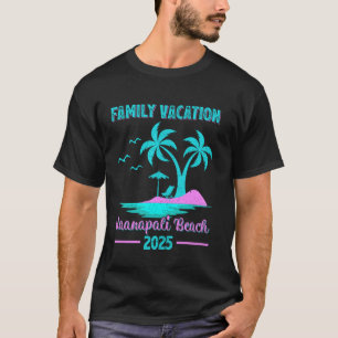 Kaanapali Strand Hawaii Familienurlaub 2025 Palme T-Shirt