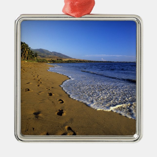Kaanapali strand, Maui, Hawaii, USA Ornament Aus Metall (Vorne)