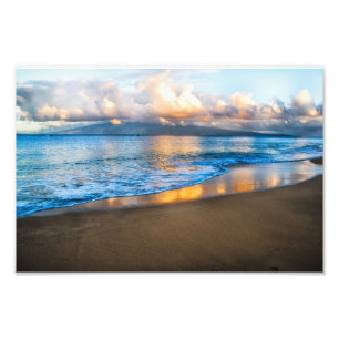 Kaanapali Strand-Sonnenaufgang-Foto-Druck Fotodruck
