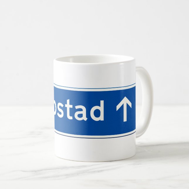 Kaapstad Verkehrsschild Kaffeetasse (VorderseiteRechts)
