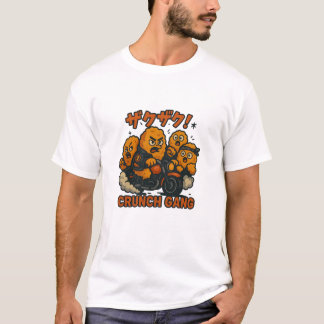 Kaarage Crunch Gang – Kawaii Street Snack T-Shirt
