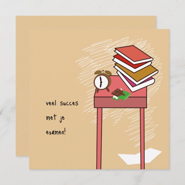 kaart examen karte (Vorne/Hinten)