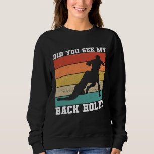 Kabaddi Rückenhaltung Punjabi Kabaddi Spieler Indi Sweatshirt