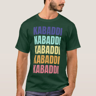 Kabaddi Vintage Buntes Sport funny T-Shirt