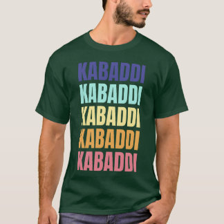 Kabaddi Vintage Buntes Sport funny T-Shirt