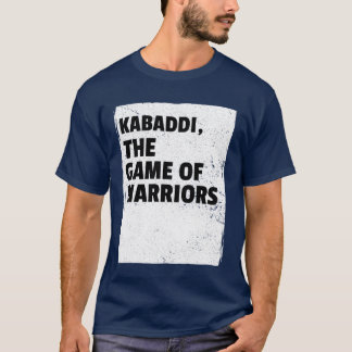 Kabaddihe Spiel der Krieger Sport Freund retro T-Shirt