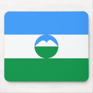 Kabardino Balkaria Fahne Mousepad