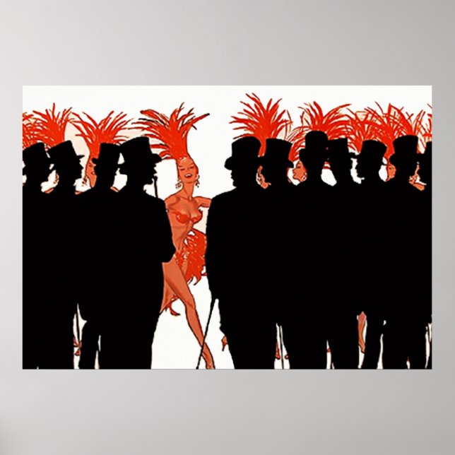 Kabaret aus dem Jahr 1900 Poster (Vorne)