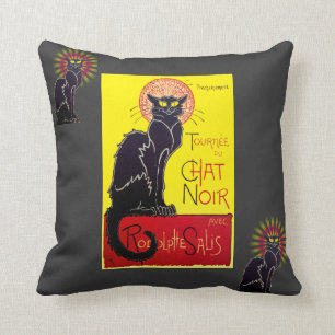 Kabarett-Kissen Vintage Tournee du Chat Noir Kissen