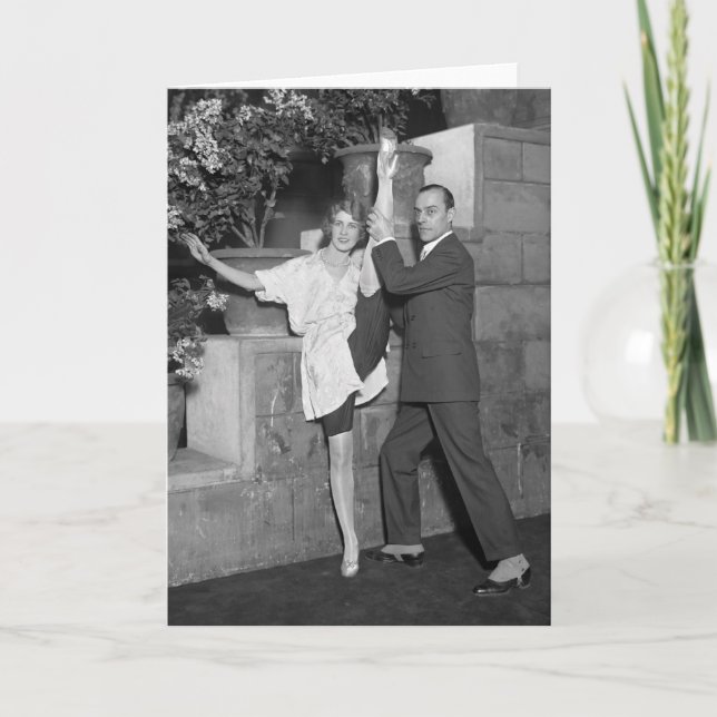 Kabarett-Tanz-Team, Zwanzigerjahre Karte (Vorderseite)