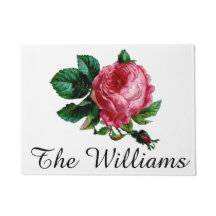 Kabbage Rose Door Mat