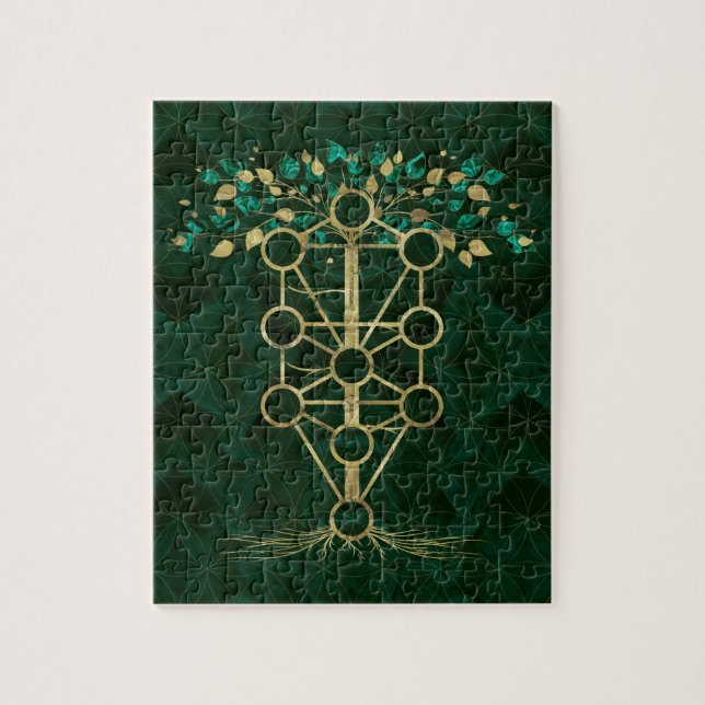 Kabbalah der Baum des Lebens - Etz Hayim Puzzle (Vertikal)
