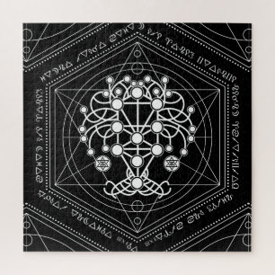 Kabbalah Der Baum des Lebens Heilige Geometrie-Orn Puzzle