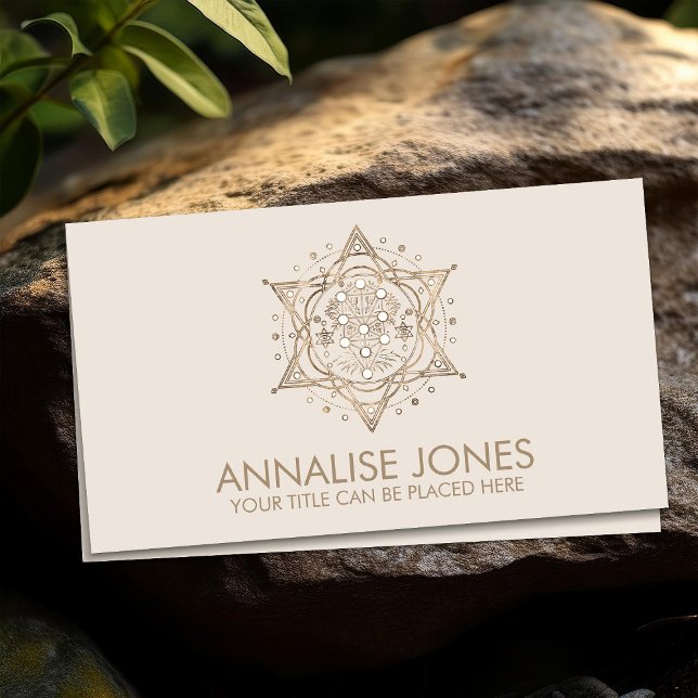 Kabbalah Der Baum des Lebens Heilige Geometrie Orn Visitenkarte (Von Creator hochgeladen)