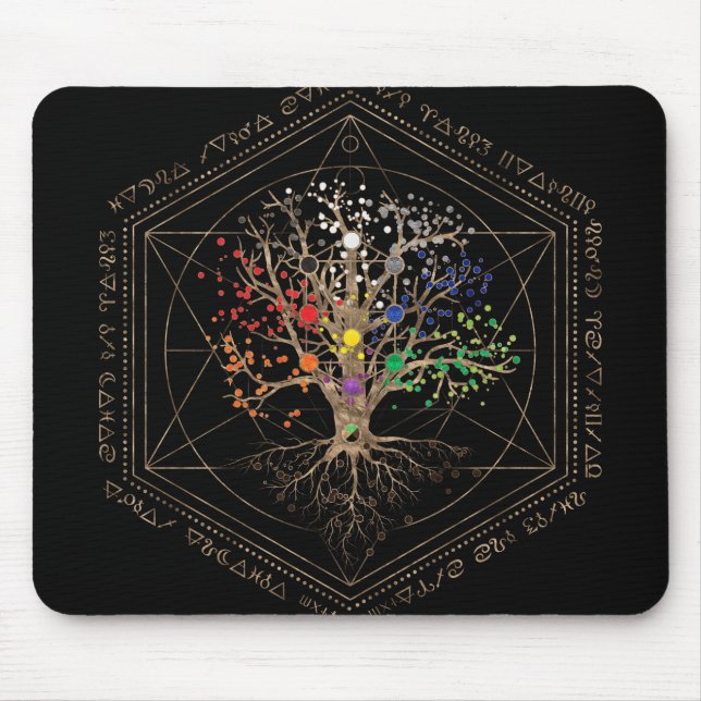 Kabbalah Der Baum des Lebens Mousepad (Vorne)
