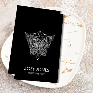 Kabbalah Der Baum des Lebens Schmetterlingsschmuck Visitenkarte