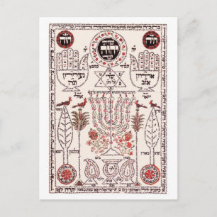 Kabbalah Design Postkarte