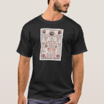 Kabbalah Entwurf T-Shirt<br><div class="desc">Alte und mysteriöse Kabbalah Illustration,  von DoverPictura. Finden Sie das ursprüngliche Bild bei http://doverpictura.com/collection/0486991636</div>