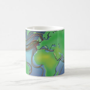 Kabel der Welt - Unterseekabel Kaffeetasse