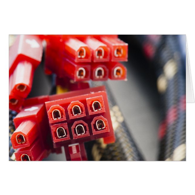 Kabelanschluss eines Computers (Vorderseite (Horizontal))