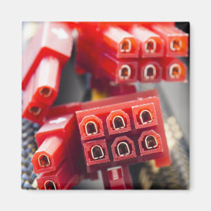 Kabelanschluss eines Computers Magnet